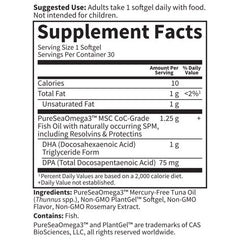 Dr. Formulated DHA 1,000mg 30 Softgels