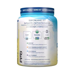 Raw Organic Fit Protein Vanilla 16.40oz (465g) Powder