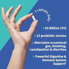 Dr. Formulated Probiotics Gas and Bloating† 50 Billion 30 Capsules