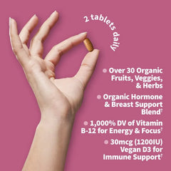 Organics Women's Multi 40+ 60 Tablets