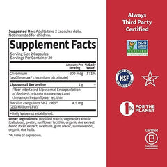 Herbals Liposomal Berberine Capsules