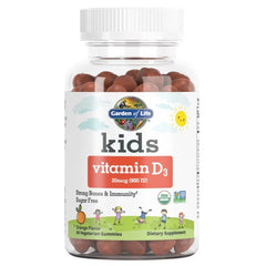 Organic Kids Vitamin D3 Gummy Orange flavor 60ct