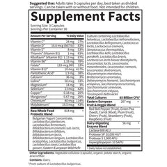 Raw Probiotics Men Cooler 50 & Wiser 90 Capsules