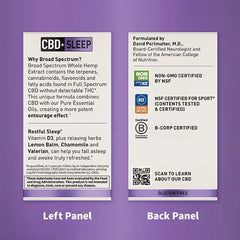 Dr. Formulated CBD+ Sleep Softgels