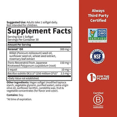 Herbals Menopause + Hair Growth† Softgels