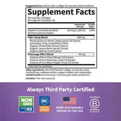Dr. Formulated CBD+ Sleep Softgels
