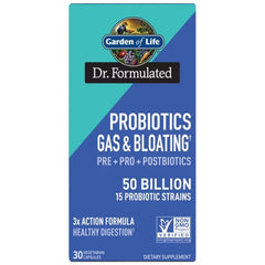 Dr. Formulated Probiotics Gas and Bloating† 50 Billion 30 Capsules