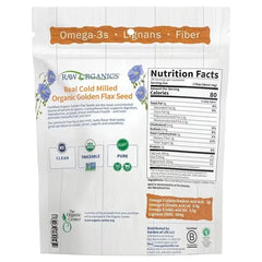 Raw Organics Golden Milled Flaxseed