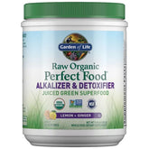 Raw Organic Perfect Food Alkalizer and Detoxifier Lemon-Ginger 9.94oz (282g) Powder