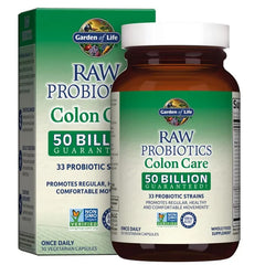 Raw Probiotics Colon Care Cooler 30 Capsules
