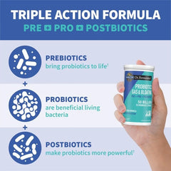Dr. Formulated Probiotics Gas and Bloating† 50 Billion 30 Capsules