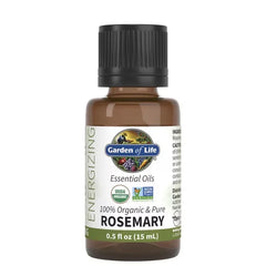 Essential Oils 100% Organic & Pure Rosemary 0.5 fl oz (15 ml) Liquid