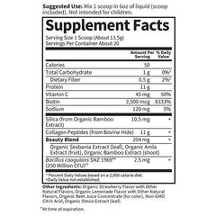 Grass Fed Collagen Beauty Strawberry Lemonade 9.52oz (270g) Powder