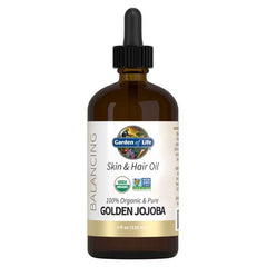 Skin & Hair Oil 100% Organic and Pure Golden Jojoba 3.9 fl oz (115ml) Liquid