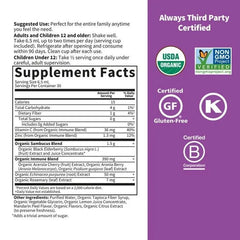 Organics Elderberry Immune Syrup† Liquid