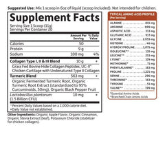 Multi-sourced Collagen Turmeric 7.76oz (220g) Powder
