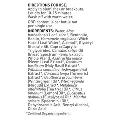 Dr. Formulated CBD Blemish Spot Mask Cream - 0.5 oz