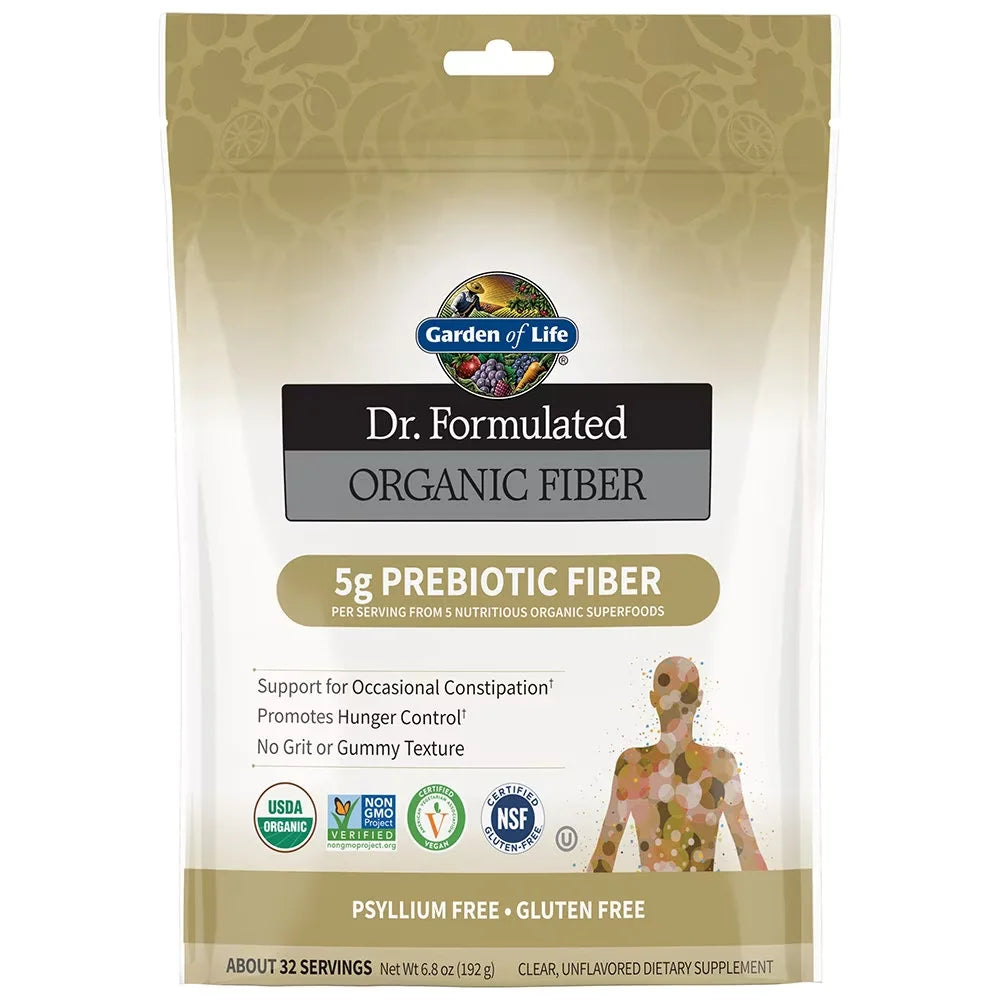 Dr. Formulated Organic Fiber Unflavored 6.8oz (192g) Powder
