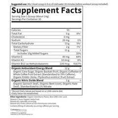 SPORT Organic Plant-Based Energy + Focus Blackberry 15.3 oz (432g) Powder