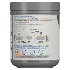 SPORT Organic Plant-Based Energy + Focus Sugar Free Blackberry Cherry 8.1oz (231g) Powder