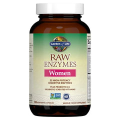RAW Enzymes Women Digestive Health 90 Capsules