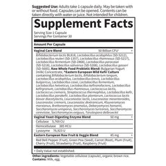 Raw Probiotics Vaginal Care Cooler 30 Capsules