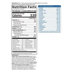 Raw Organic Protein & greens - Vanilla, 19.4 oz (550 g)
