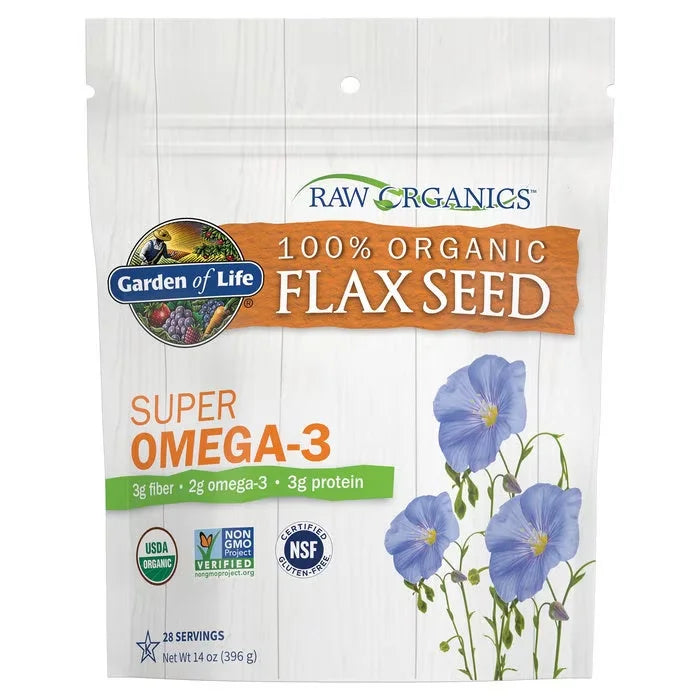 Raw Organics Golden Milled Flaxseed