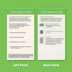 Vitamin Code Raw B-Complex 60 Capsules