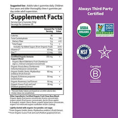 Organics Elderberry Immune Gummy†
