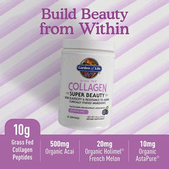 Grass Fed Collagen Super Beauty Blueberry Acai 9.52oz (270g) Powder