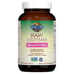 RAW Enzymes Women 50 & Wiser Digestive Health 90 Capsules