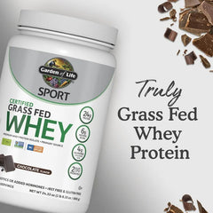 SPORT Certified Grass Fed Whey Powder - Chocolate