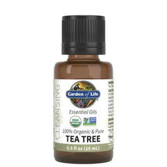 Essential Oils 100% Organic & Pure Tea Tree 0.5 fl oz (15 ml) Liquid