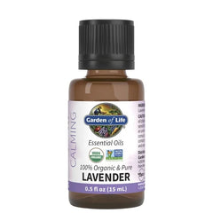 Essential Oils 100% Organic & Pure Lavender 0.5 fl oz (15 ml) Liquid