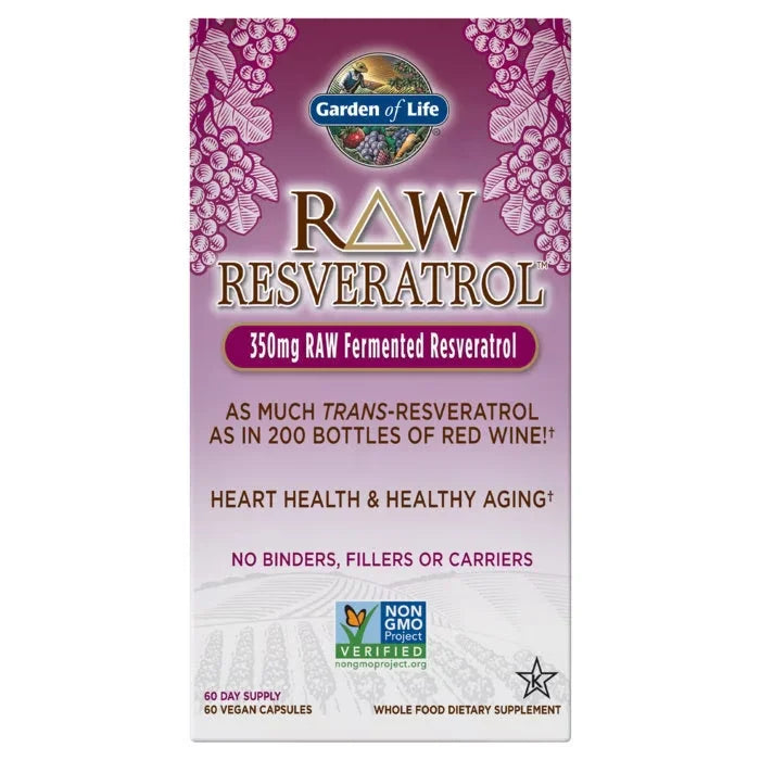 Raw Resveratrol 60 Capsules