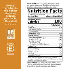 Sprouted Barley Protein + Probiotics Powder - Vanilla Caramel
