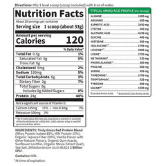 SPORT Certified Grass Fed Whey Powder - Vanilla