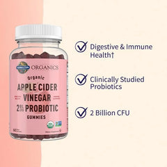 Organics Apple Cider Vinegar Probiotic 60 Gummies