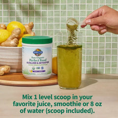 Raw Organic Perfect Food Alkalizer and Detoxifier Lemon-Ginger 9.94oz (282g) Powder