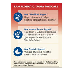 Raw Probiotics 5-Day Max Care Cooler Banana - 2.4oz (75g) Powder