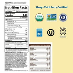 Raw Organic Protein Powder - Chocolate