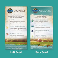 Organics Men's Multi 40+ 120 Tablets