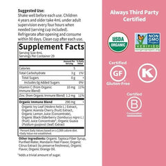 Organics Kids Cough & Mucus Immune Syrup†