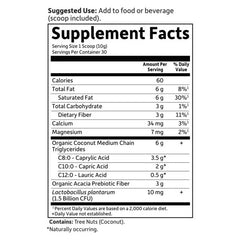 Dr. Formulated Keto Organic MCT 10.58oz (300g) Powder