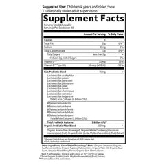 Dr. Formulated Probiotics Organic Kids+ Cooler Berry Cherry 30 Chewables