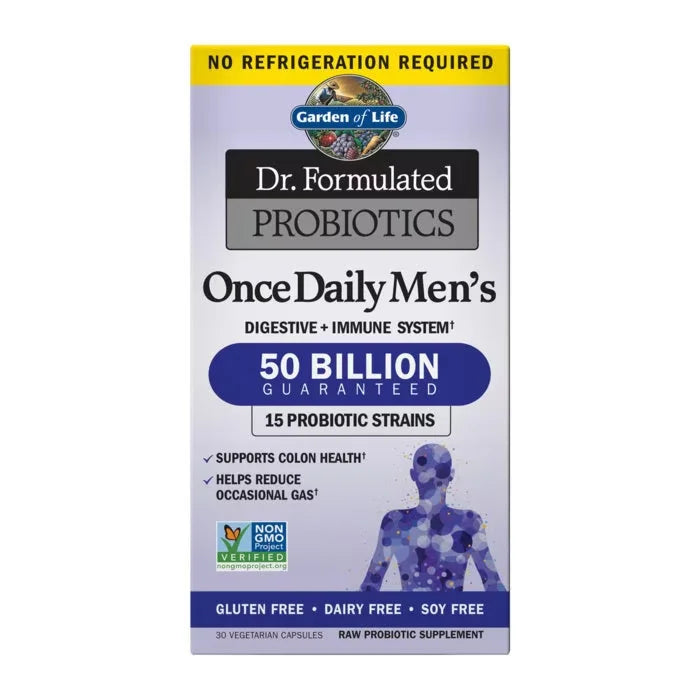 Dr. Formulated Probiotics Once Daily Men's Shelf-Stable - 30 Capsules