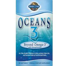 Oceans 3 Beyond Omega-3 with OmegaXanthin 60 Softgels