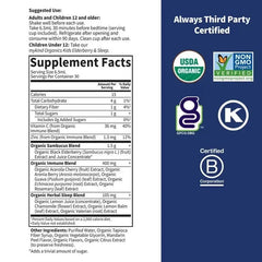 Organics Elderberry & Sleep Immune Syrup† Liquid